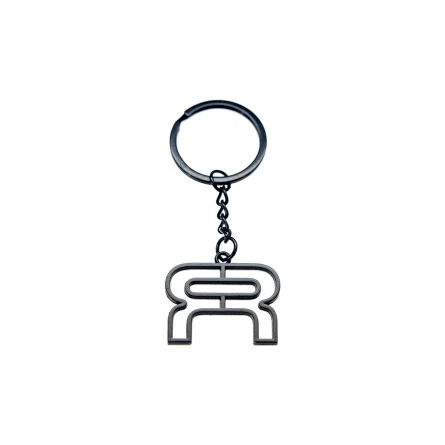 BRELOK FR - KEY HOLDER - FR LOGO - Czarny